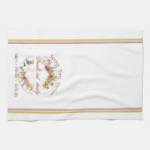 Frühjahrsgartenzeichen Geschirrtuch (Horizontal)