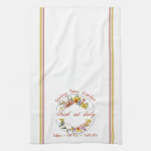 Frühjahrsgartenzeichen Geschirrtuch (Vertikal)