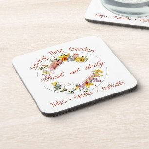 Frühjahrsgartenzeichen Getränkeuntersetzer