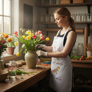 Frühjahrsgärtnerei Schürze