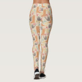 Frühjahrsgärtnermuster Leggings (Rückseite)