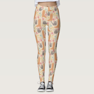 Frühjahrsgärtnermuster Leggings