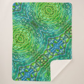 Frühjahrsgras Sherpadecke (Vorderseite)