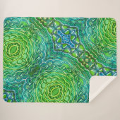 Frühjahrsgras Sherpadecke (Vorderseite (Horizontal))