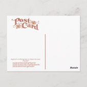 Frühjahrsgrasfarben Karierter Muster Postkarte (Rückseite)