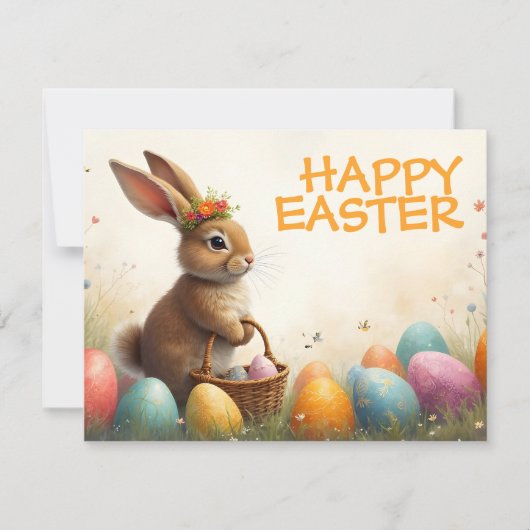 Frühjahrsgruß vom Osterhasen (Vorderseite)