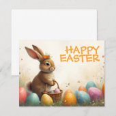 Frühjahrsgruß vom Osterhasen (Vorne/Hinten)