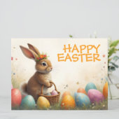 Frühjahrsgruß vom Osterhasen (Stehend Vorderseite)