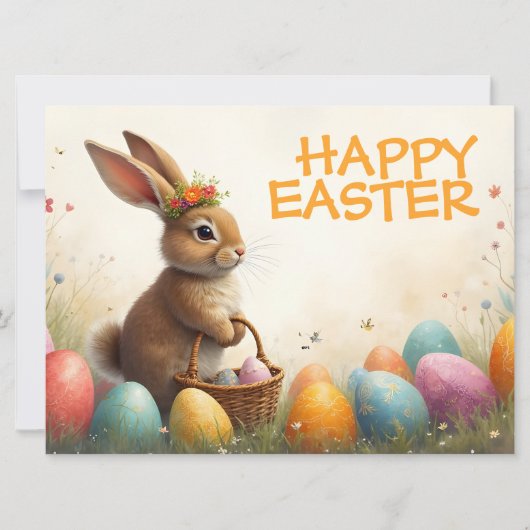 Frühjahrsgruß vom Osterhasen (Vorderseite)
