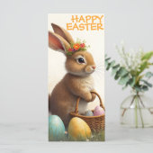 Frühjahrsgruß vom Osterhasen (Stehend Vorderseite)