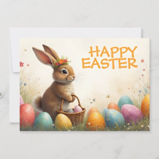 Frühjahrsgruß vom Osterhasen (Vorderseite)