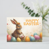 Frühjahrsgruß vom Osterhasen (Stehend Vorderseite)