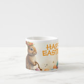 Frühjahrsgruß vom Osterhasen Espressotasse (Vorderseite)