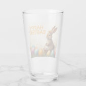Frühjahrsgruß vom Osterhasen Glas (Rückseite)