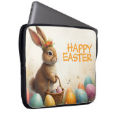 Frühjahrsgruß vom Osterhasen Laptopschutzhülle (Vorne Rechts)