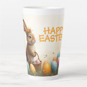 Frühjahrsgruß vom Osterhasen Milchtasse (Vorderseite)
