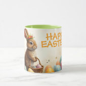 Frühjahrsgruß vom Osterhasen Tasse (Zentrum)