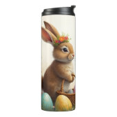 Frühjahrsgruß vom Osterhasen Thermosbecher (Nach links gedreht)