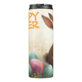 Frühjahrsgruß vom Osterhasen Thermosbecher (Rückseite)