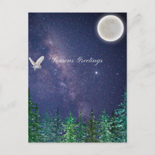 Frühjahrsgrüße - Eulenmond Postkarte