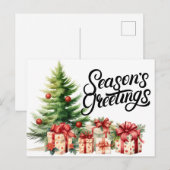 Frühjahrsgrüße Postkarte (Vorne/Hinten)