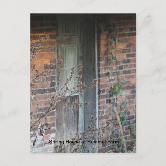 Frühjahrshaus auf der Rummel Farm Postkarte (Vorderseite)