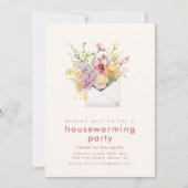 Frühjahrshaus-Erwärmung Party laden Einladung (Vorderseite)