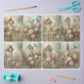 Frühjahrshaus Seidenpapier (Basteln)