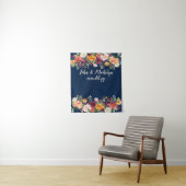 Frühjahrsheirat Hintergrund Boho Empfang Foto Stan Wandteppich (Beispiel)