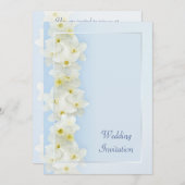 Frühjahrsheirat mit Nachttischlern Einladung (Vorne/Hinten)