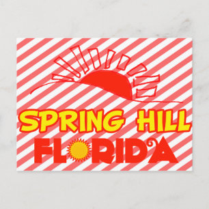 Frühjahrshügel, Florida Postkarte