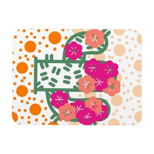 Frühjahrskaktus Magnet (Horizontal)