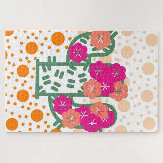 Frühjahrskaktus Puzzle (Horizontal)