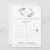 Frühjahrskalender Save the Date (Vorderseite)