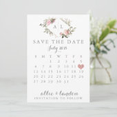 Frühjahrskalender Save the Date (Stehend Vorderseite)