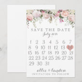 Frühjahrskalender Save the Date (Vorne/Hinten)