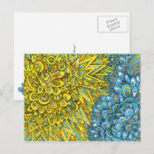 Frühjahrskämpfer Winter Postkarte (Vorne/Hinten)