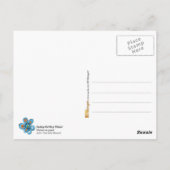 Frühjahrskämpfer Winter Postkarte (Rückseite)
