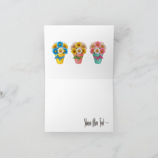 Frühjahrskarte (Innenseite)