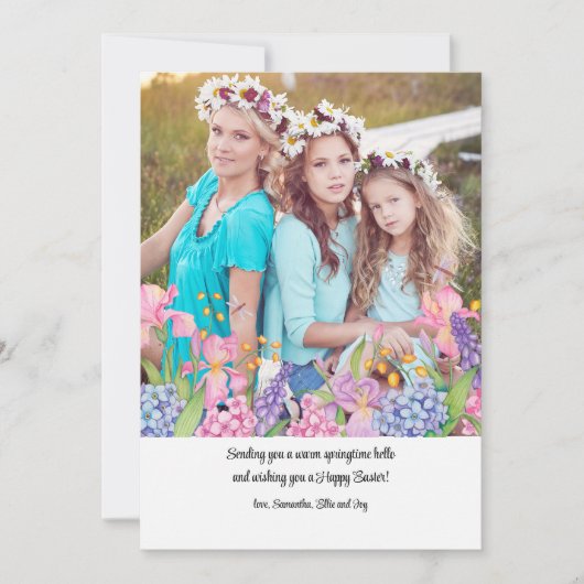 Frühjahrskarte Einladung (Vorderseite)