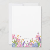 Frühjahrskarte Einladung (Rückseite)