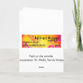 Frühjahrskarte Karte (Rückseite)