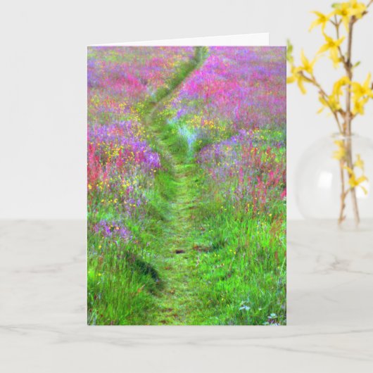 Frühjahrskarte Karte (Gelbe Blume)