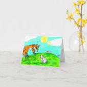 Frühjahrskarte Karte (Gelbe Blume)