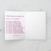 Frühjahrskarte Krebs Engel Grußkarte Karte (Innenseite)