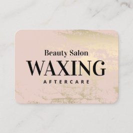 Frühjahrskarte mit Nachsorgeanleitungen Visitenkarte