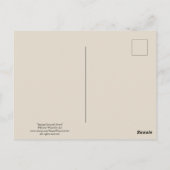 Frühjahrskartellpferd Zeichnend Postkarte (Rückseite)