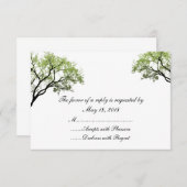 Frühjahrskarten RSVP-Karten RSVP Karte (Vorne/Hinten)