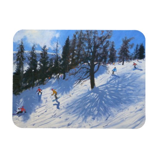 Frühjahrskiläufer Verbier 2010 Magnet (Horizontal)