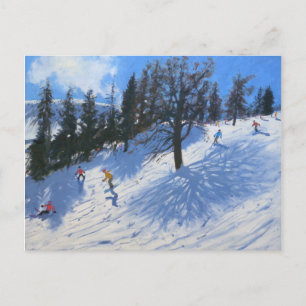 Frühjahrskiläufer Verbier 2010 Postkarte
